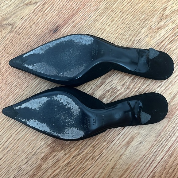 Vintage Prada Mules Size 36.5 - Picture 3 of 9